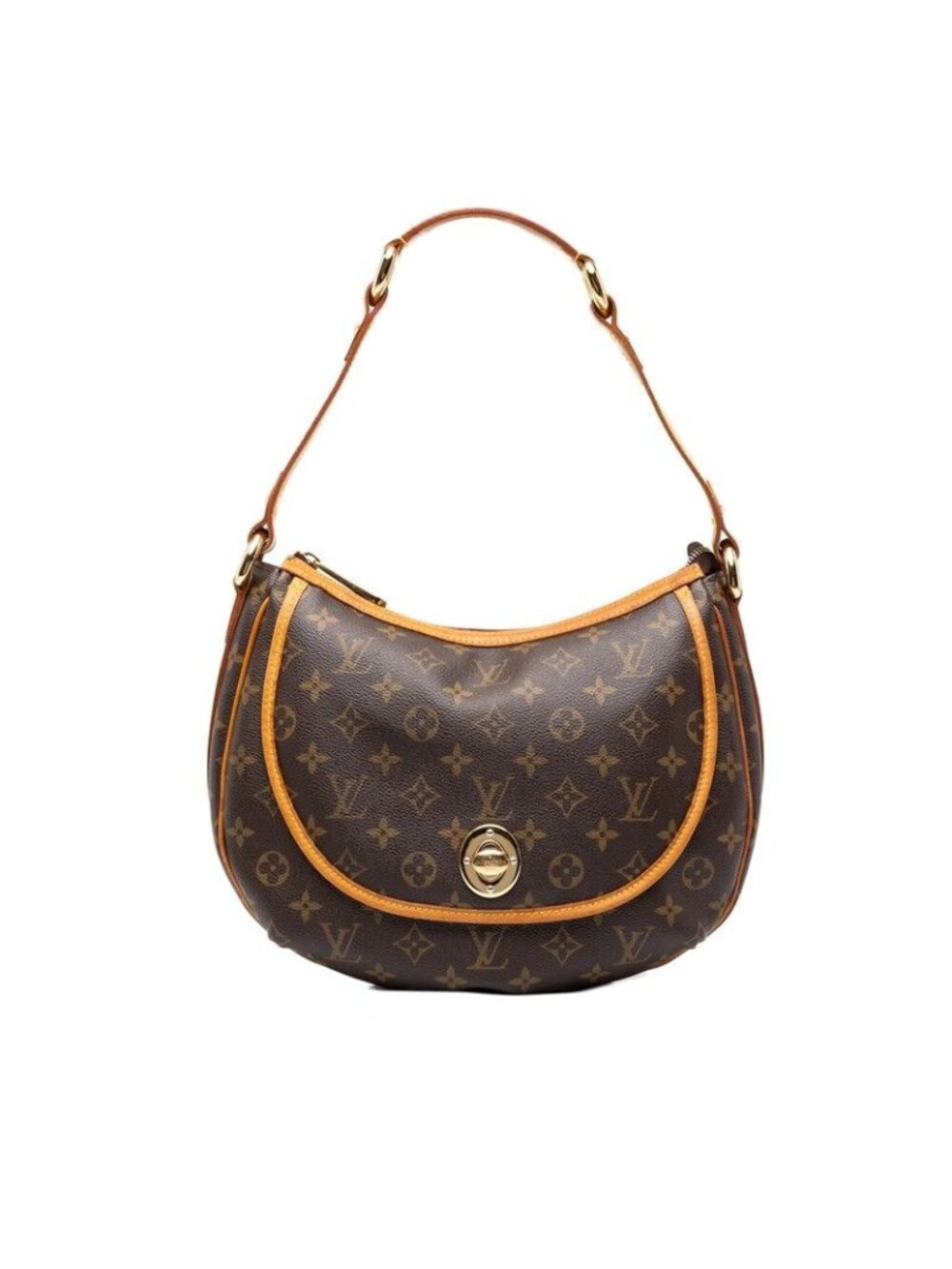Louis Vuitton Monogram Tulum PM Bag Brown Leather